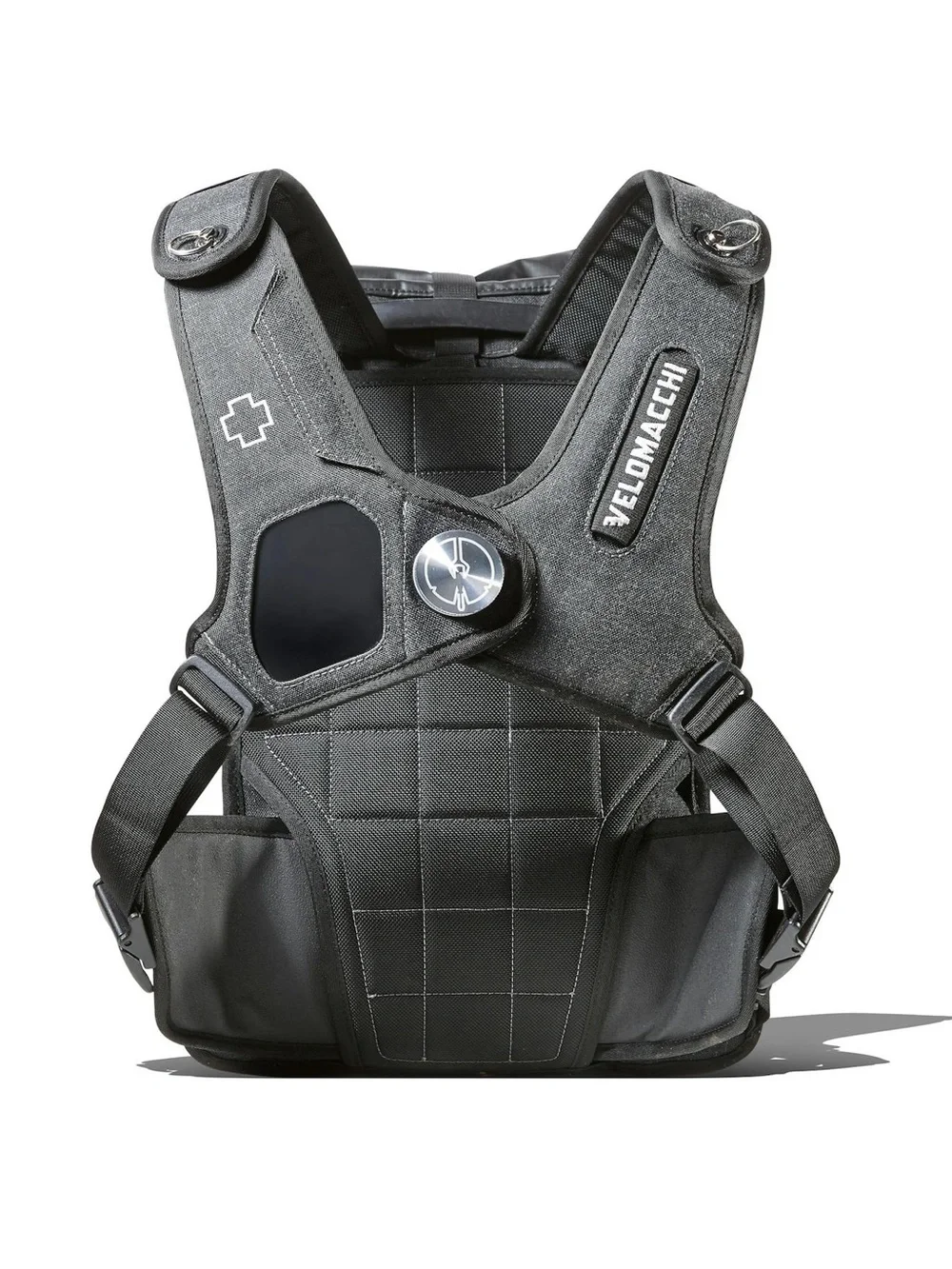 Velomacchi Speedway 28L Roll Top Motorcycle Backpack Waterproof Charcoal Gray